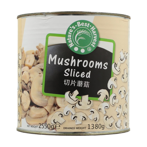 Nature's Best Harvest Mushrooms Sliced 2550g