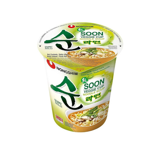 Nongshim Soon Veggie, 67 g instant noodle cup