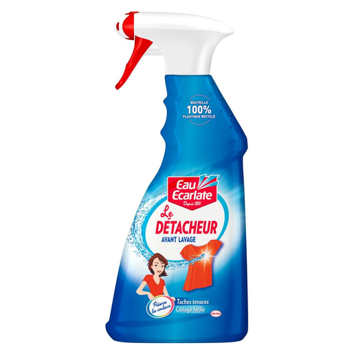 EAU ECARLATE Pre-Wash Stain Remover Spray, Bleach-Free, For All Fabrics, 500 ml
