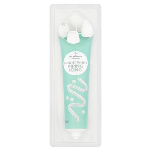 Morrisons Large Piping Icing Tube White 120g