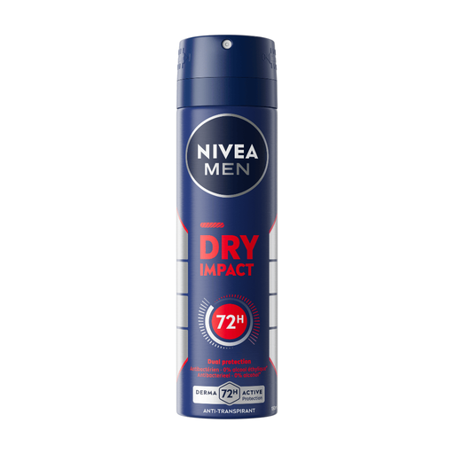 NIVEA MEN Dry Impact Antiperspirant Spray 150 ml