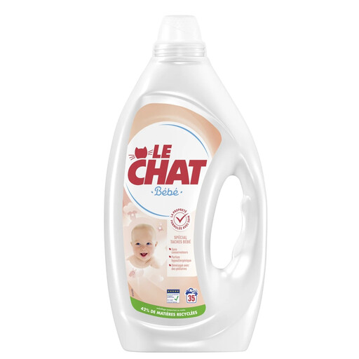 LE CHAT Bébé Liquid Laundry Detergent, Sensitive Skin, ECARF Certified