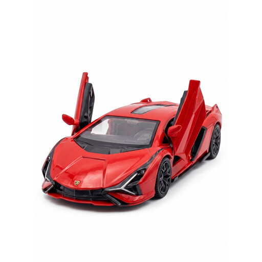 1:36 Scale Lamborghini Lightning Red Supercar