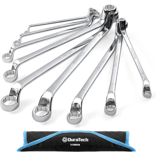 DURATECH 8-piece offset double ring spanner set