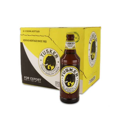 TUSKER Beer 4,2% Alc. 500 ml x 12