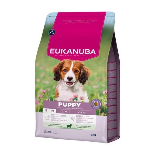 Eukanuba Life Care Puppy Small/Medium Lam & Rijst 3kg