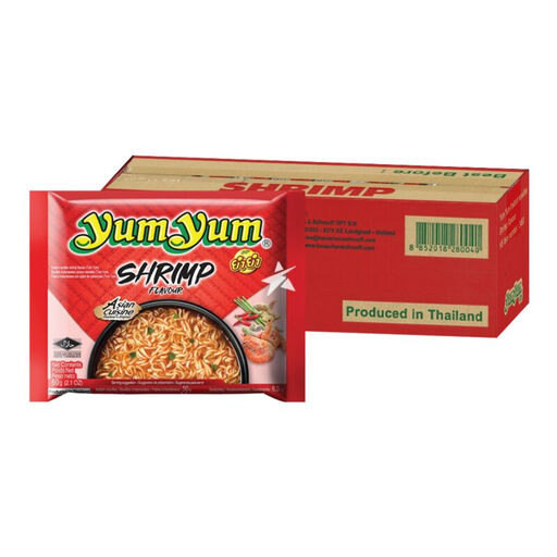 Yum Yum Instant Noodles Bag Shrimp Flavour (60g x 10)