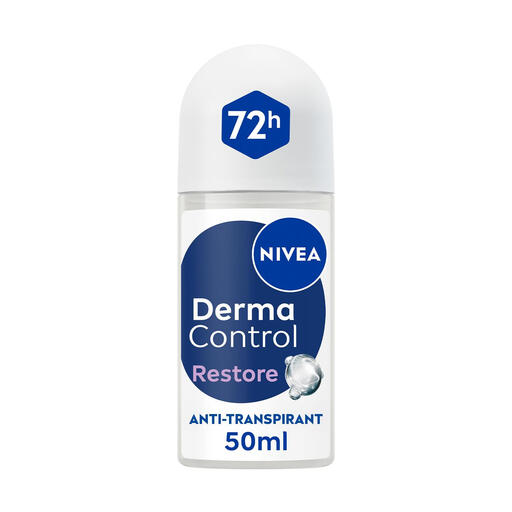 Nivea Derma Control Restore Protection 72h Underarm Deodorant RollOn 50 ml for WoMen