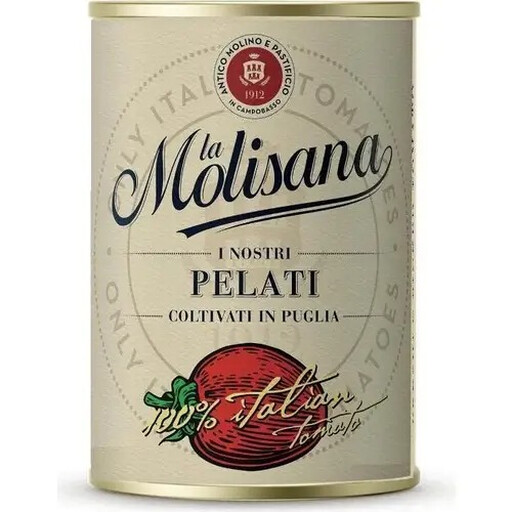 LA MOLISANA 100% Italian "Pelati" Peeled Tomatoes 400g