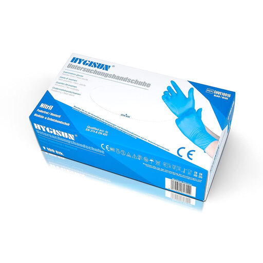 Hygisun Nitrile Gloves M (Blue)