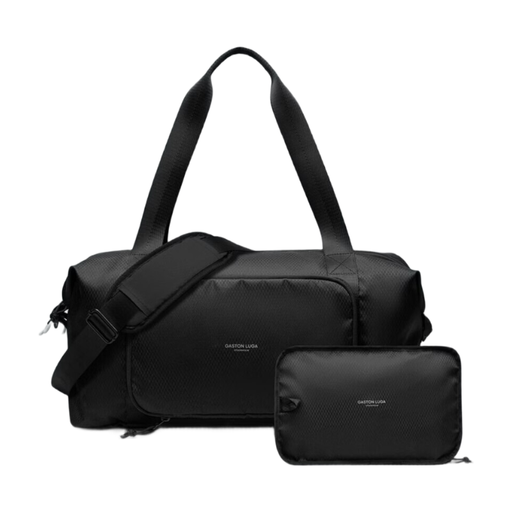 GASTON LUGA lightweight packable duffel bag, black