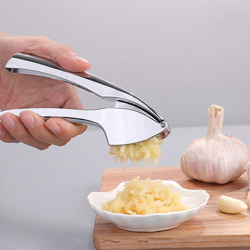 Huacan Stainless Steel Manual Garlic Press Set