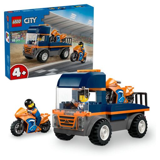 LEGO City 60491 Motorcycle Transporter