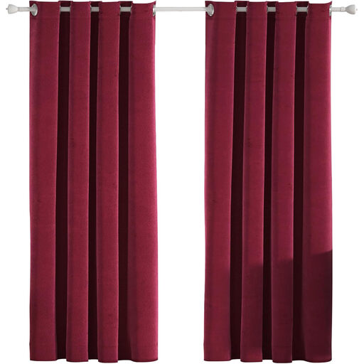 YSTYLE Blackout Curtains in Red