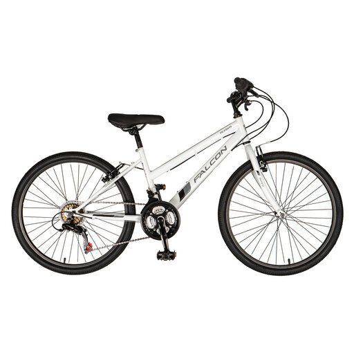 Falcon Kids Bike Aurora Road/Mountain Hybrid White 24"