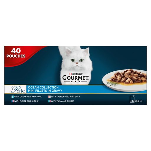 Gourmet Perle Ocean Collection Mini Fillets in Gravy 40 x 85g