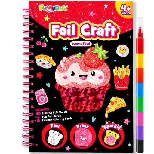 Food Series Foil Art Craft Kit