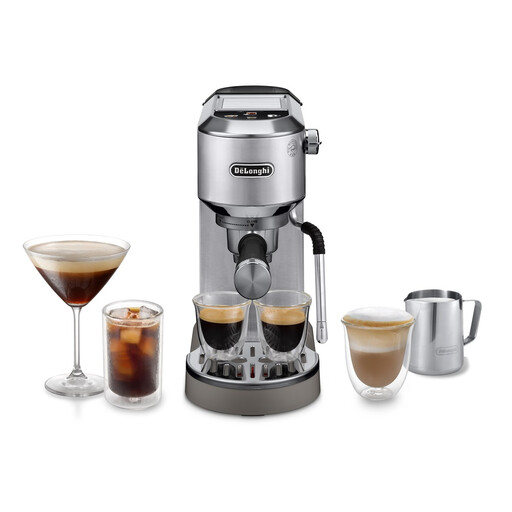 De'Longhi Dedica Duo EC890 Espresso Machine Metal, 15 Bar Pressure