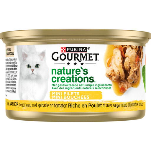 Gourmet Nature's Creation Rich in Chicken Cat Food 85g