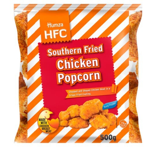 Humza Southern Fried Popcorn Chicken 500g