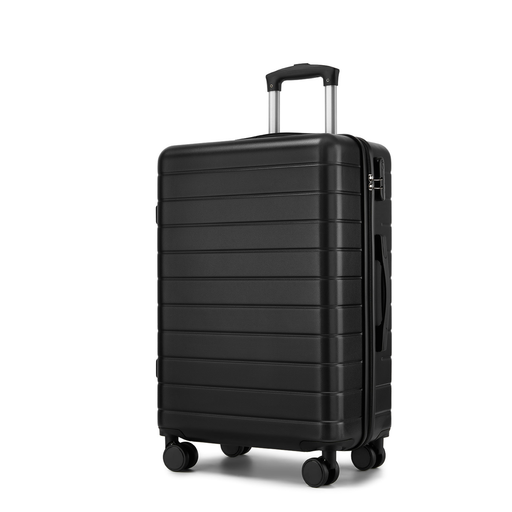 Kono 24 Inch ABS Hard Shell Medium Suitcase with TSA Lock and Silent Spinner Wheels