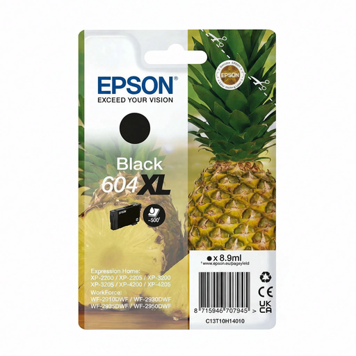 Epson 604XL Ink Cartridge 1pc Original High (XL) Yield Black
