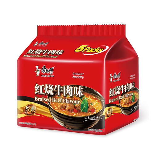 Master Kong Braised Beef Flavor Instant Noodle 106g x 5