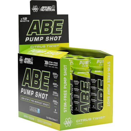 Applied Nutrition ABE Pump Pre Workout Stim Free Shot Citrus Twist