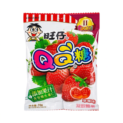 WANT WANT QQ Gummy Strawberry Flavour 70g