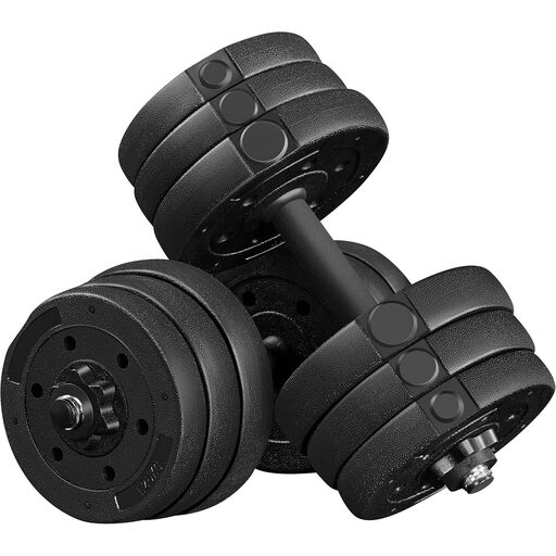 Yaheetech Man Workout Body Building Training Home Dumbbell Set 20 KG