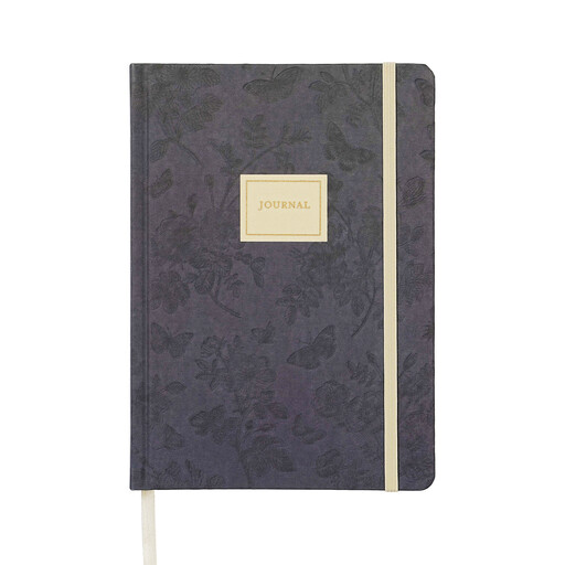 Jubiluu A5 Floral Fabric Hardcover Lined Notebook