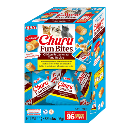 INABA Fun Bites Cat Chicken Wraps Tuna