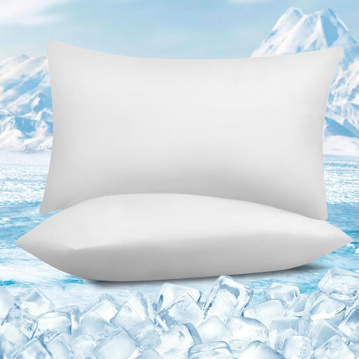 WOLTU 2-Pack Cooling Pillowcases 50x70 cm