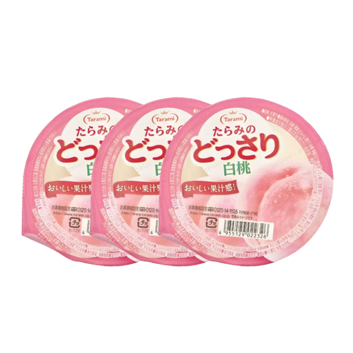 TARAMI Peach Jelly, three 230g cups