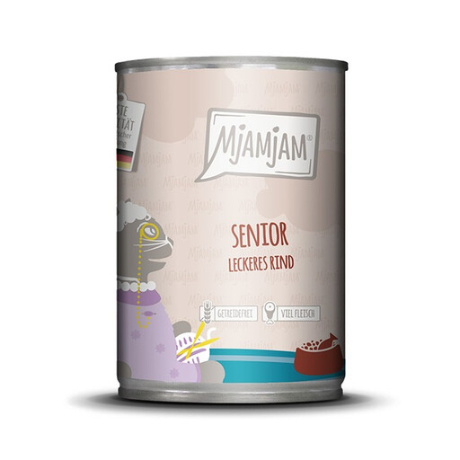 MjAMjAM Senior Beef Wet Food