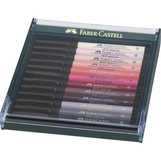 Faber-Castell PITT Artist Brush Pen 12-Pack Skin Tones