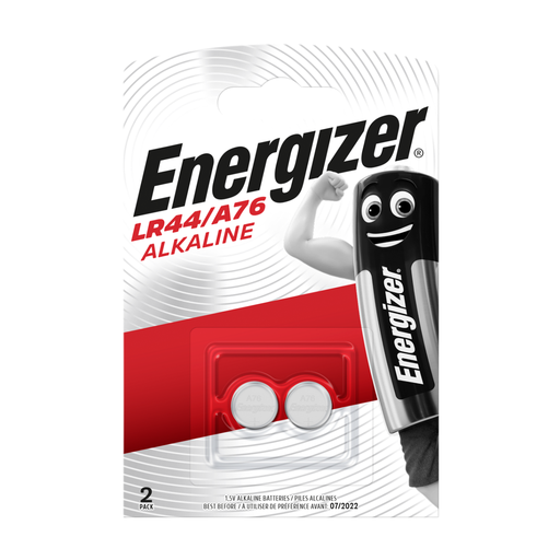 Energizer LR44 / A76 Alkaline Button Batteries – Pack of 2