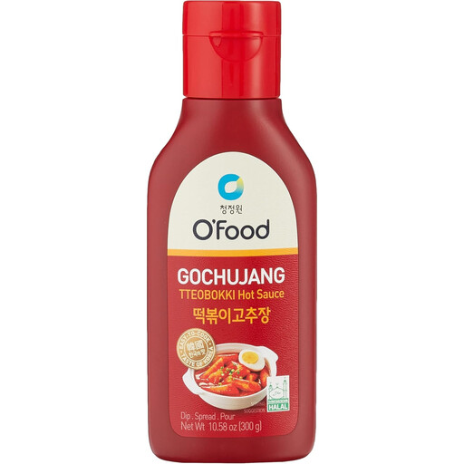 O'Food Tteobokki Hot Sauce (Gochujang) 300g Tube Halal