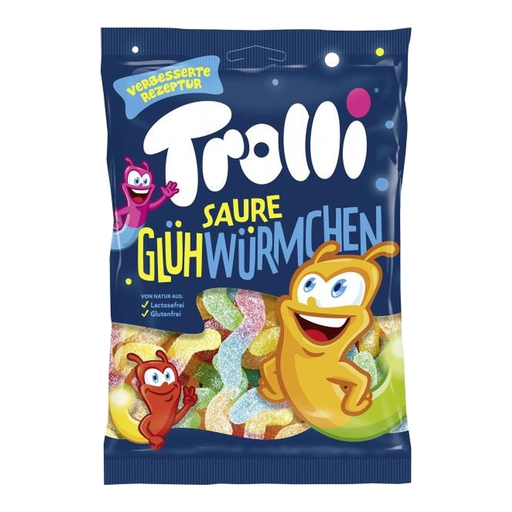 Trolli Sour Glow Worms 150 g