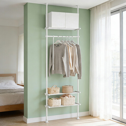 SoBuy Telescopic Clothes Rack