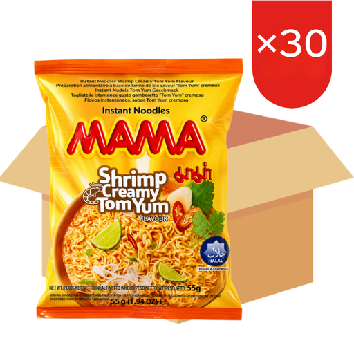 MAMA Instant Noodles Shrimp Creamy 30 x 55g