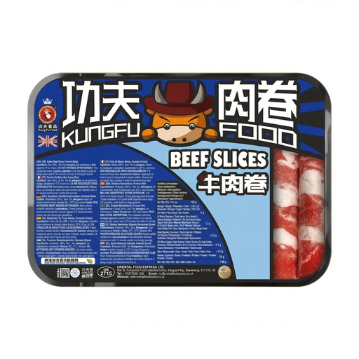 Kungfu food Hotpot Beef Slices 800g