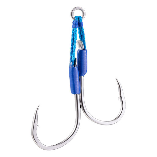 ECOODA Cyan blue fishing hook fast light hook high quality
