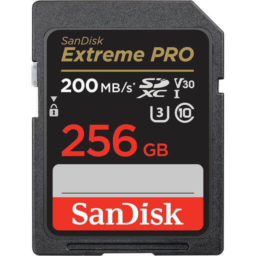 SANDISK Extreme PRO 256GB SDXC Memory Card