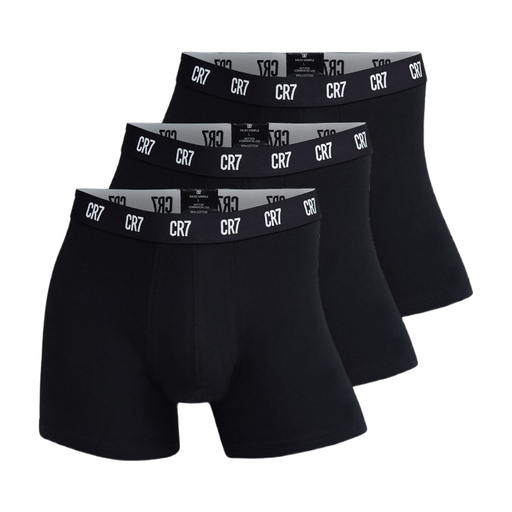 CR7 3 Pack Trunks Black