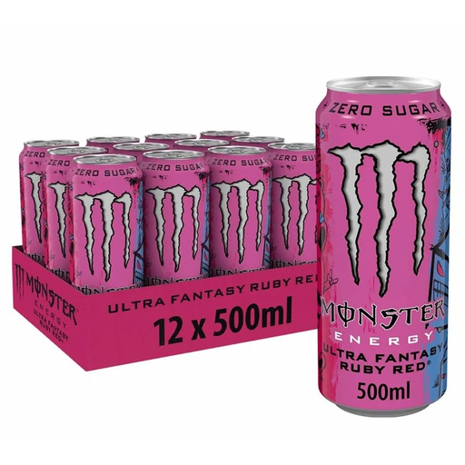 MONSTER ENERGY Ultra Fantasy Ruby Red