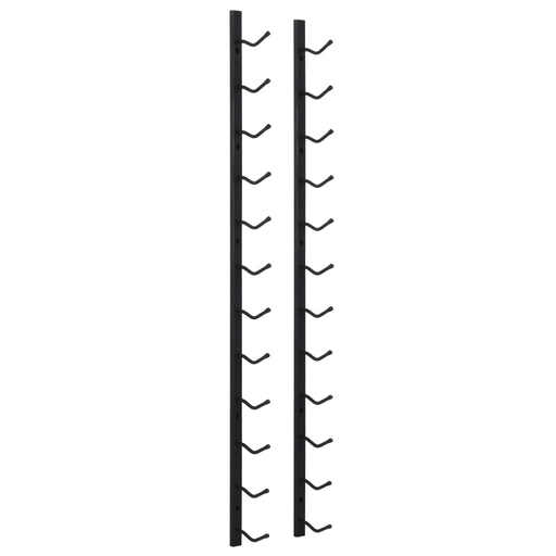 MINGHOU Wine Rack 3 - Single Depth, Metal Wall Mounted