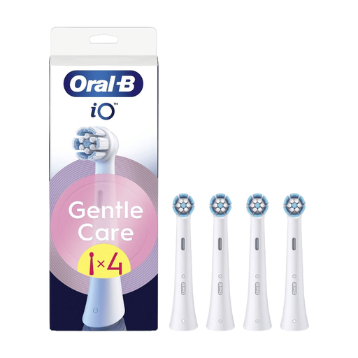 ORAL-B IO GENTLE CARE REPLACEMENT BRUSH HEAD 4 PACK