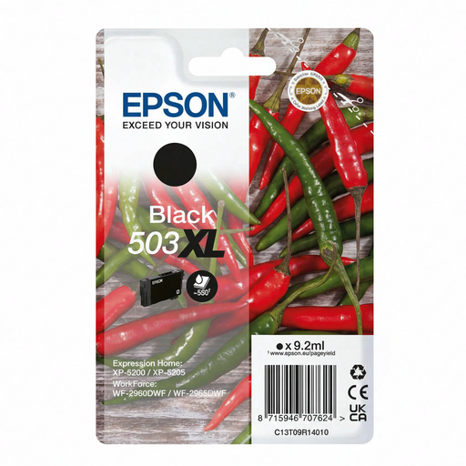 Epson 503XL Ink Cartridge 1 Pc(s) Original High (XL) Yield Black