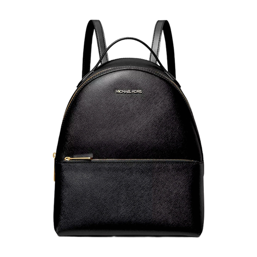 MICHAEL KORS SHEILA Medium Logo Backpack-BLACK